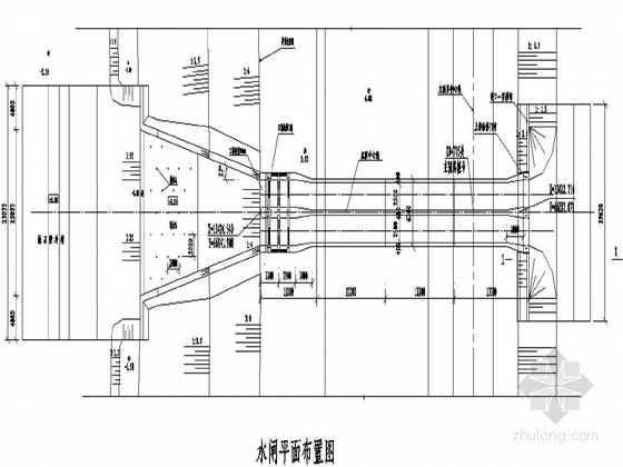 排水闸系统施工图(含闸室箱涵启闭机 节点丰富)